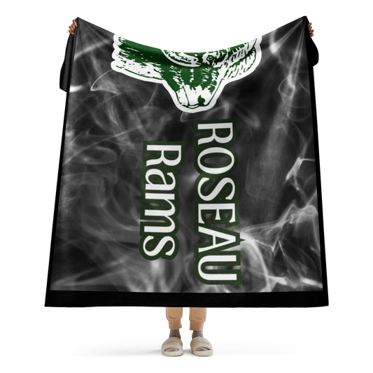 Roseau Rams Sherpa blanket