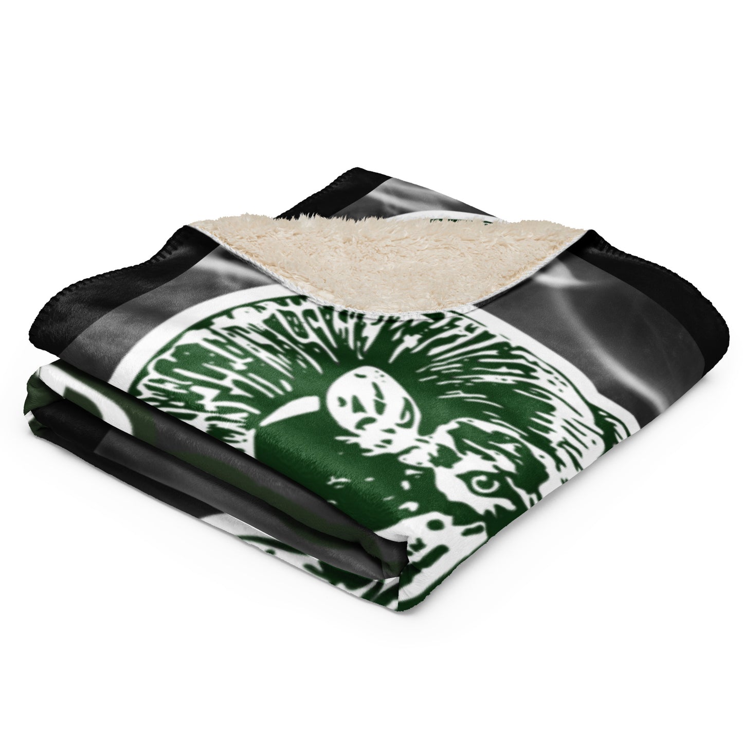 Roseau Rams Sherpa blanket