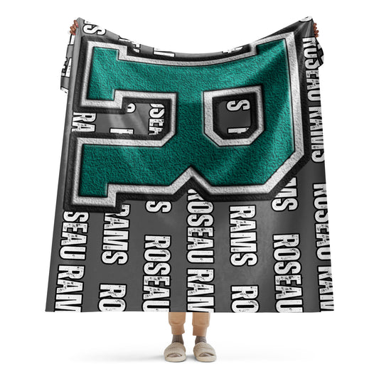 Bold Roseau Rams Sherpa blanket