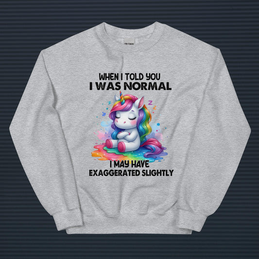 Exaggerating Unicorn Unisex Sweatshirt