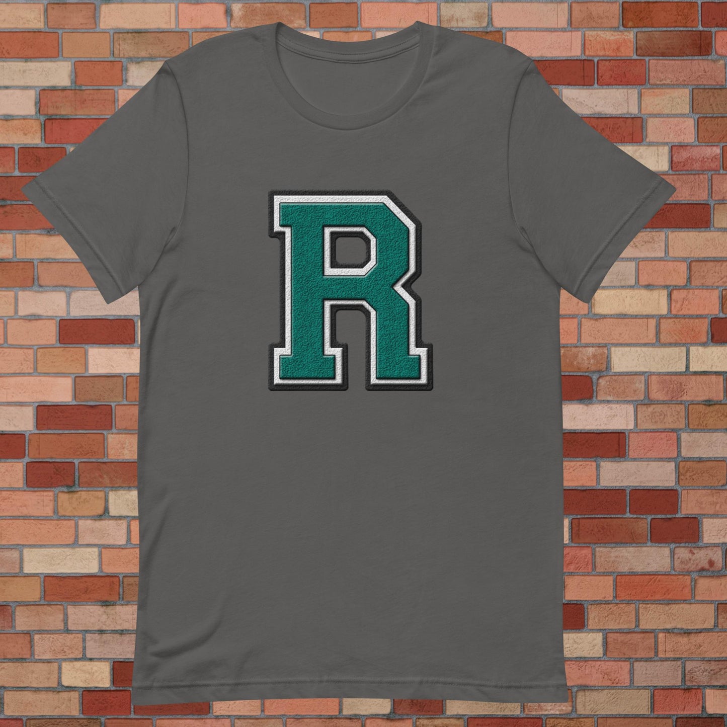 Block Letter R [Roseau Rams] Unisex t-shirt