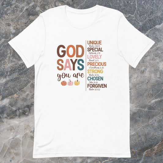 God Says [Christian Faith] Unisex t-shirt